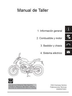 Manual Moto GPX 250 R 1996 Reparación en PDF