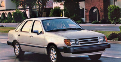 Manual TOPAZ 1993 Ford PDF Reparación Taller