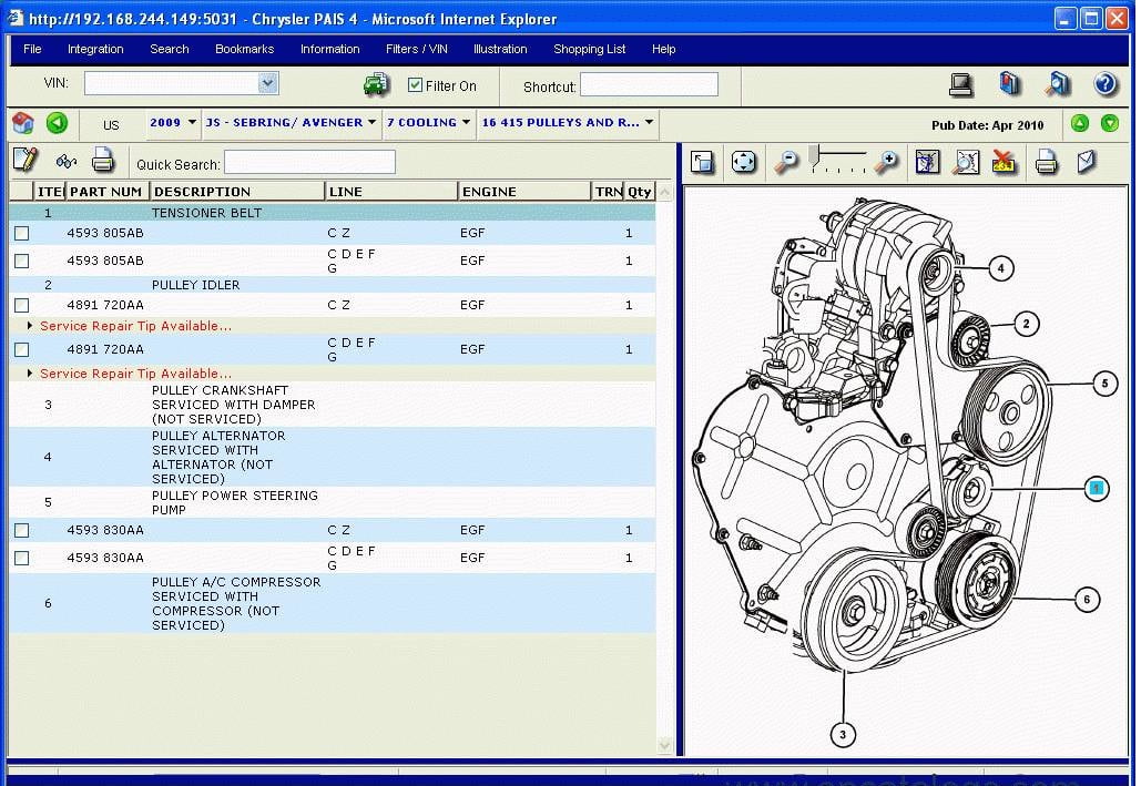 Refacciones para el Motor de Acura NSX 2005