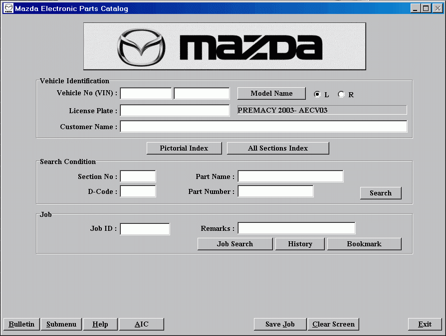 Catalogo de Partes Mazda