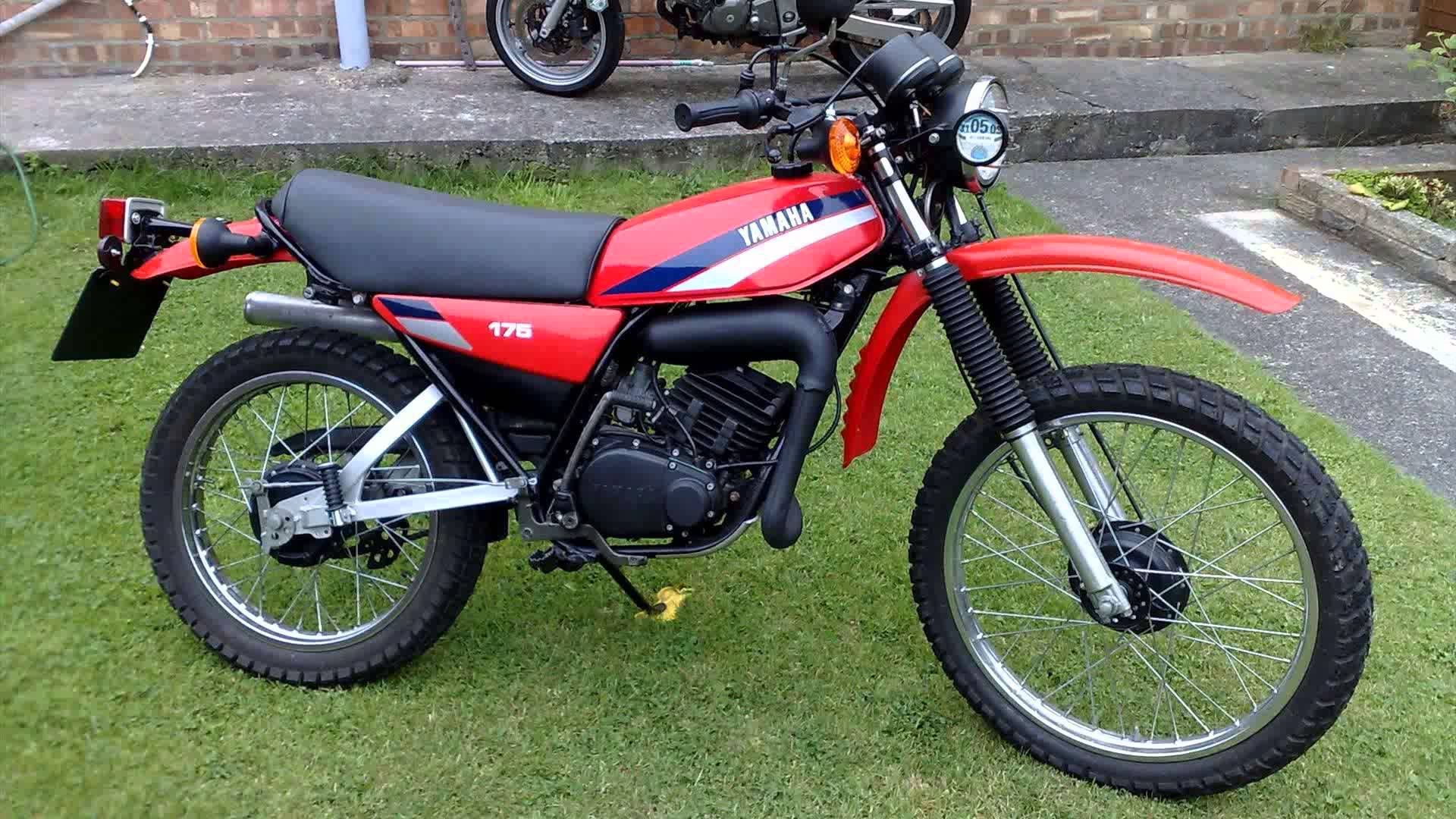 Yamaha trail de motos enduro 100 125 175 ccm motor frenos instrucciones de reparación b512 
