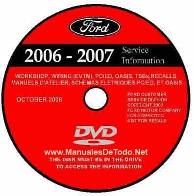 DVD Ford TIS Technical Information System 2006-2007