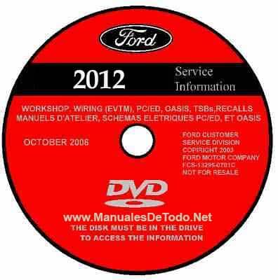 DVD Ford TIS Technical Information System 2012