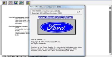 Ford TIS 1992-1996 Sistema de Información Técnica Manuales