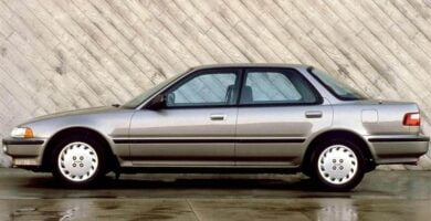 Manual Acura Integra Sedan 1990 de Usuario