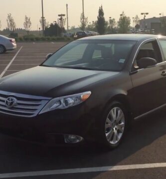 Manual Toyota Avalon 2011 de Usuario