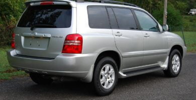 Manual Toyota Highlander 2002 de Usuario