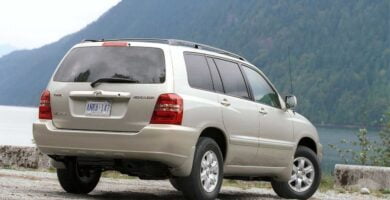 Manual Toyota Highlander 2003 de Usuario