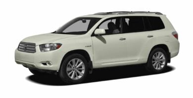 Manual Toyota Highlander Hybrid 2008 de Usuario