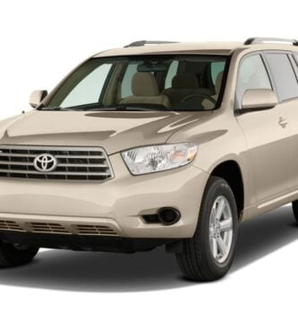 Manual Toyota Highlander Hybrid 2009 de Usuario