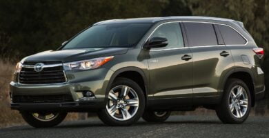 Manual Toyota Highlander Hybrid 2014 de Usuario