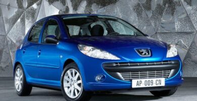 Manual PEUGEOT 206 2009 de usuario PDF gratis