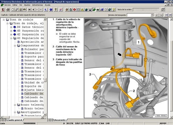 Manual Seat León 2006 Taller y Mantenimiento PDF GRATIS de Suspensión Automotriz, horquilla, resortes, amortiguadores, tirante, brazos de suspensión, puente de suspensión, gomas, hules