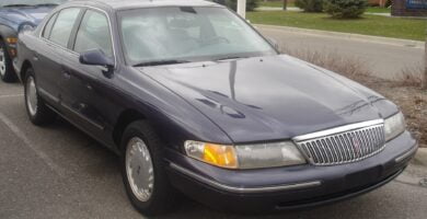 Manual LINCOLN Continental 1996 de Usuario en PDF Gratis