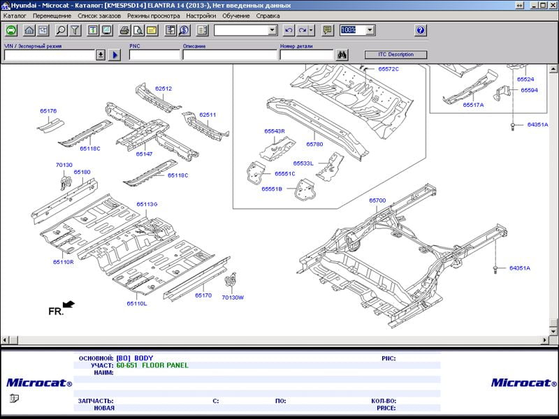 Partes de Colisión Autos Microcat HYUNDAI 2021