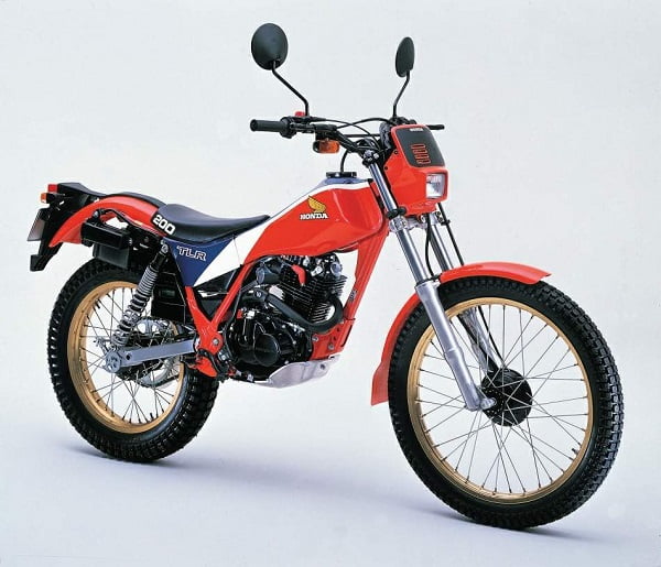 Manual Moto Honda TLR 200 R 1987 Reparación y Servicio