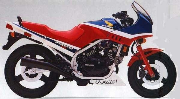 Manual Moto Honda VF 500 1984 Reparación y Servicio