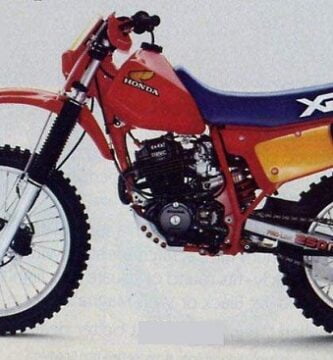 Manual Moto Honda XR 250 R 1983 de Usuario Descarga en PDF GRATIS