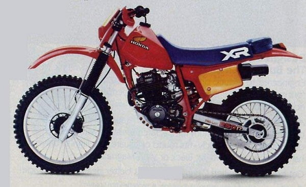 Manual Moto Honda XR 250 R 1983 de Usuario Descarga en PDF GRATIS