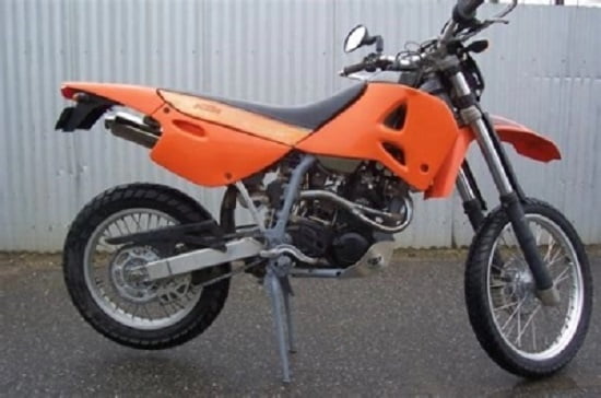 Manual Moto KTM 400 2000 Reparación y Servicio