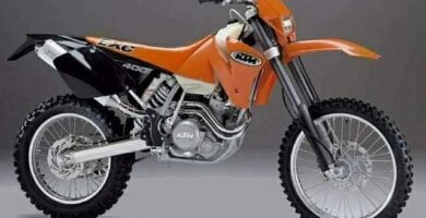 Manual Moto KTM 400 2002 Reparación y Servicio