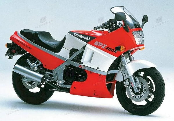 Manual Moto Kawasaki GPZ 400 1983 Reparación y Servicio
