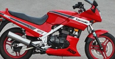 Manual Moto Kawasaki GPZ 500 S 1990 Reparación y Servicio