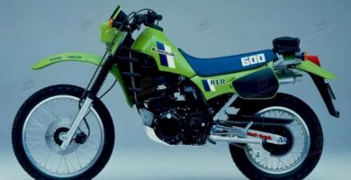 Manual Moto Kawasaki KLR 600 1988 Reparación y Servicio