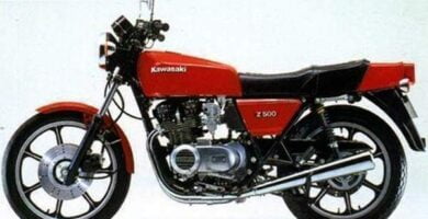 Manual Moto Kawasaki KZ 500 1980 Reparación y Servicio