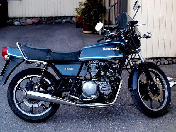 Manual Moto Kawasaki KZ 500 1983 Reparación y Servicio