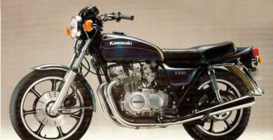Manual Moto Kawasaki Z 500 1983 Reparación y Servicio
