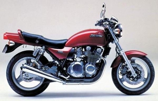 Manual Moto Kawasaki ZR 550 Zephyr 1990 Reparación y Servicio