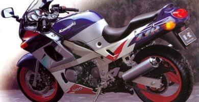 Manual Moto Kawasaki ZZR 600 1994 Reparación y Servicio