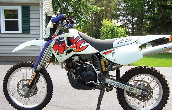 Manual Moto KTM 400 LC4 1997 Reparación y Servicio