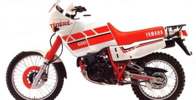 Manual Moto Yamaha Tenere 3AJ 1989 Reparación y Servicio