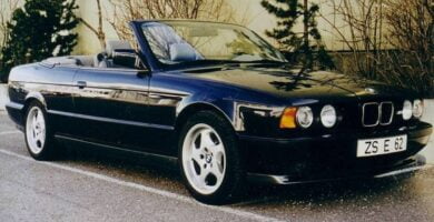 Manual PDF BMW Serie 5 Convertible 1990 de Reparación DESCARGA GRATIS