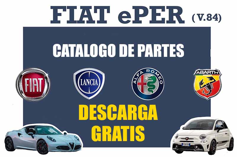 Catalogo de Partes ePER para autos FIAT, Alfa Romeo, LANCIA y Abarth