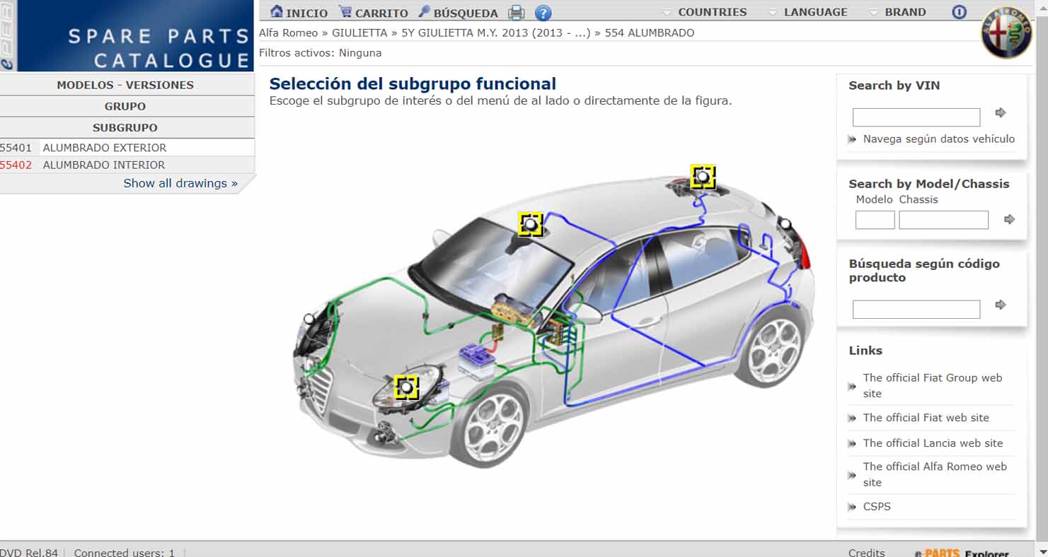 Catalogo de Autopartes Eper Alfa Romeo